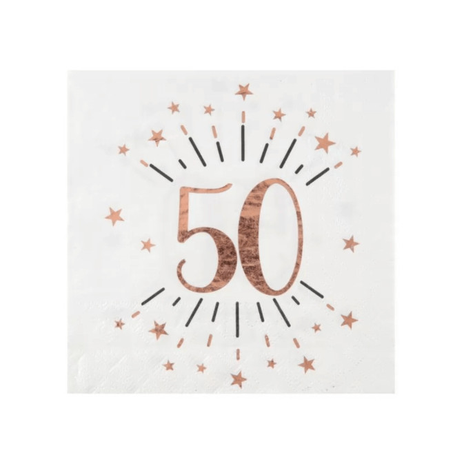 servilletas-50-años-oro rosa