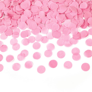 Cañón de confeti rosa