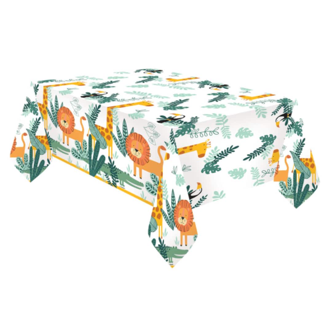mantel-de-papel-animales-salvajes