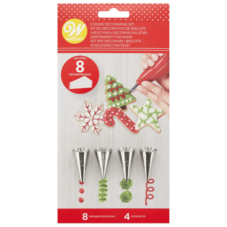 paquete de enchufes navideños wilton