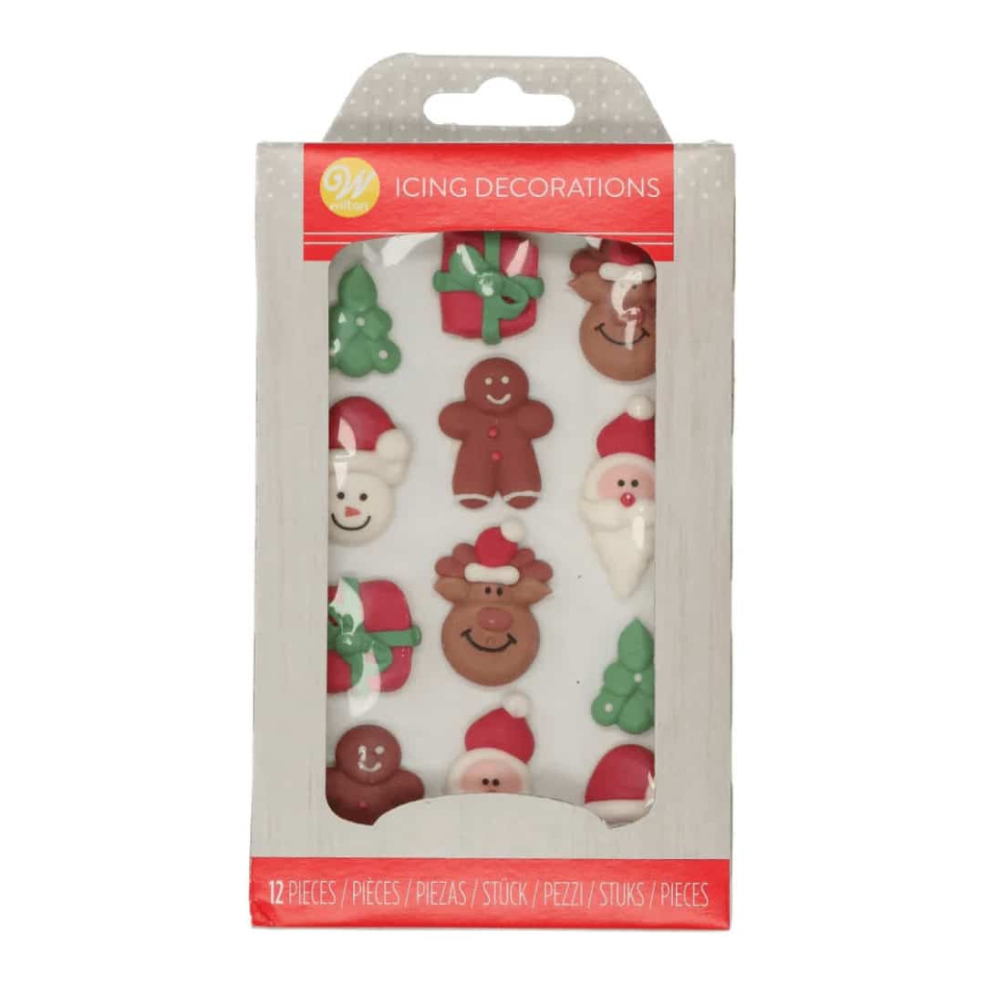 temas navideños de azúcar wilton