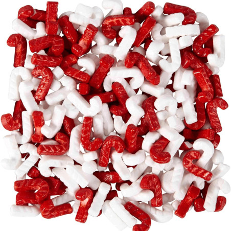 chispas de bastón de caramelo