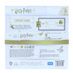 parte posterior del paquete de cajas para cupcakes de harry potter