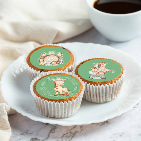 mini-discos-comestibles-jungla-bebe-cupcake