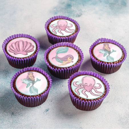 12-discos-de-azucar-mini-sirena-para-cupcake