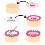 instrucciones para quemar el pastel