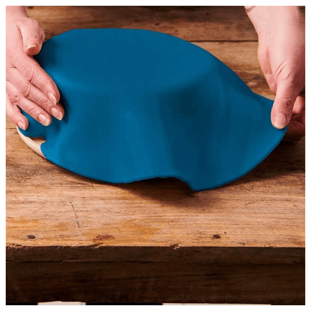 funcakes-de-pasta-de-azúcar-en-rollo-azul marino