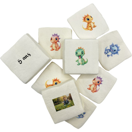 Malvaviscos de dinosaurio personalizables