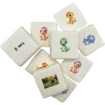 Malvaviscos de dinosaurio personalizables