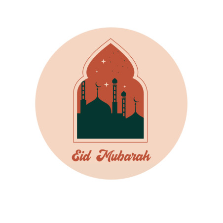 Eid redondo fotocomestible