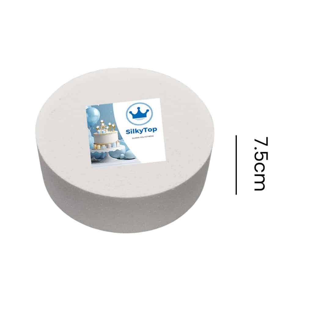 Dummy cake Silkytop redondo 7,5 cm de alto