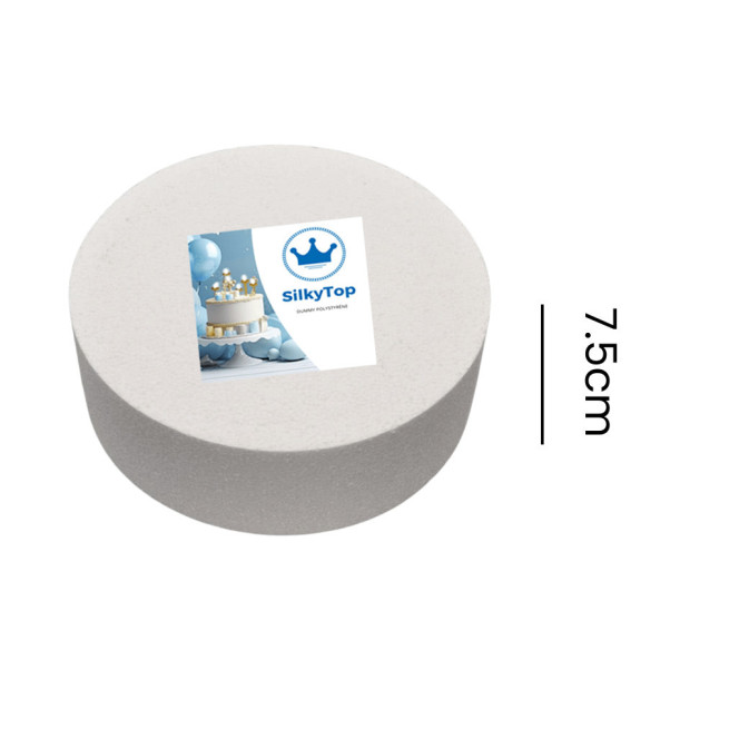 Dummy cake Silkytop redondo 7,5 cm de alto