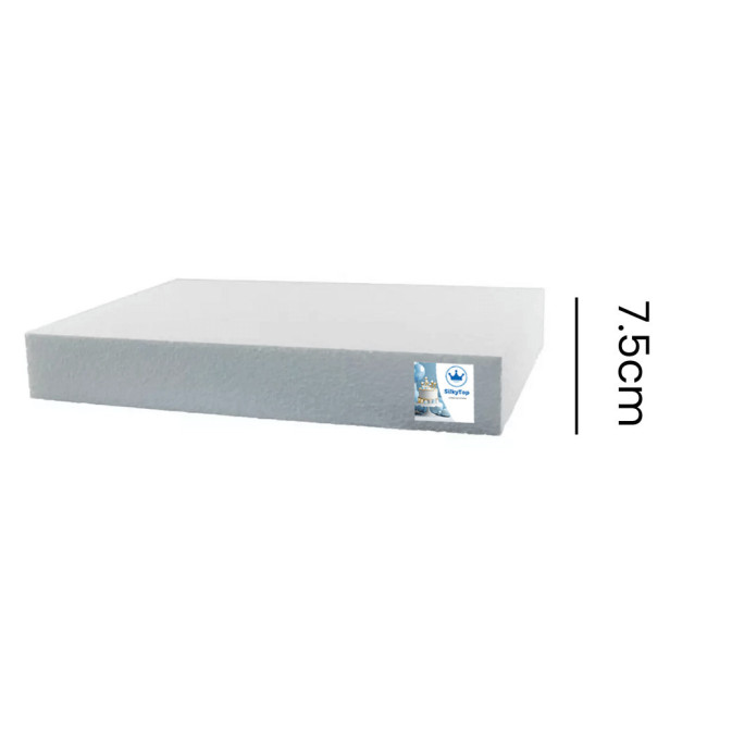 Dummy cake Silkytop rectangular de 7,5 cm de alto
