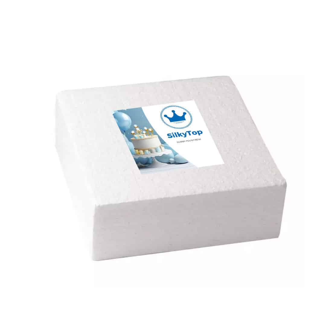 Dummy cake Silkytop cuadrado de 7,5 cm de alto