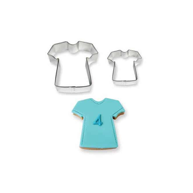 cortador de galletas de camiseta de fútbol