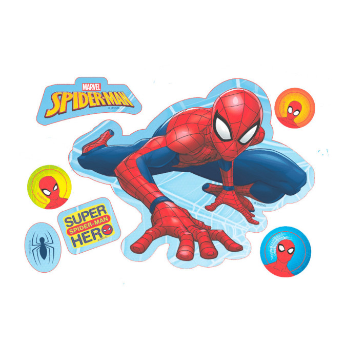 hoja ayzme precortada hombre araña
