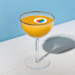 Disco de oblea de 3 cm para bebidas y cócteles.