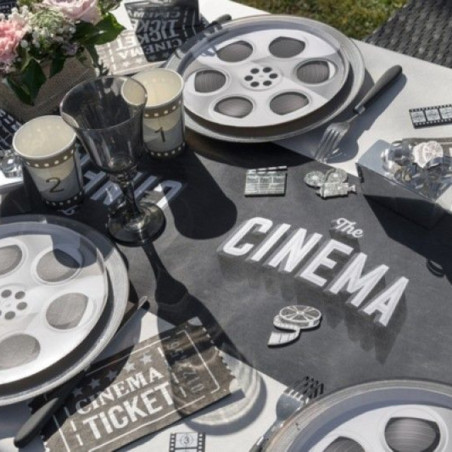 decoración de cine y cumpleaños