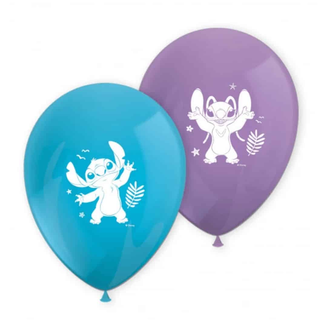 8 globos lilo y stitch