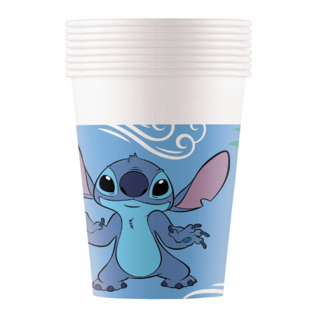 8 vasos lilo y stitch