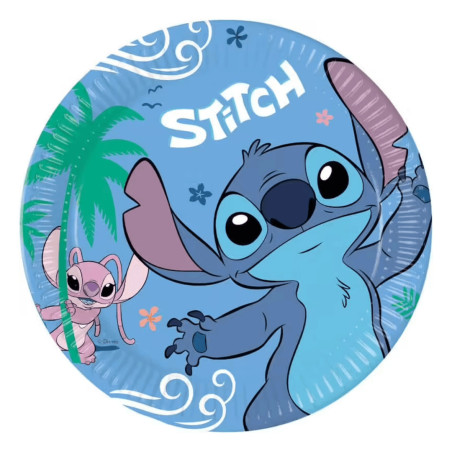 8 platos de Lilo y Stitch