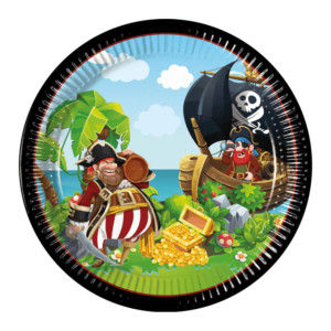8 platos piratas