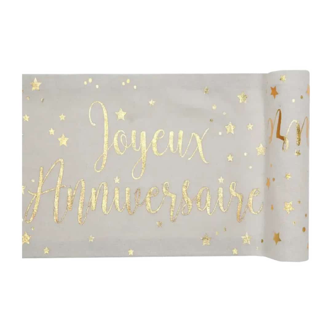 camino-de-mesa-oro-feliz-cumpleanos