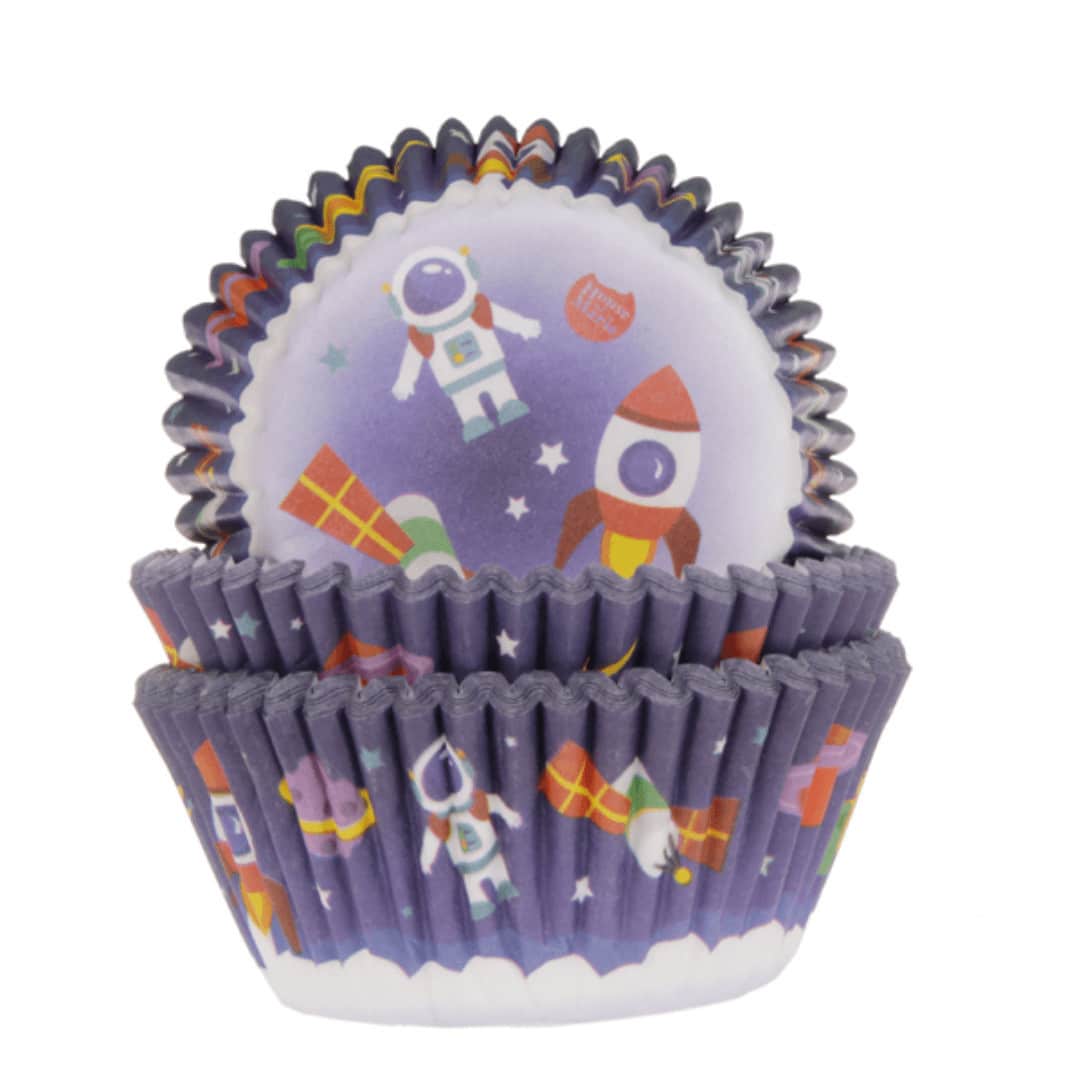 caja de cupcakes espacial