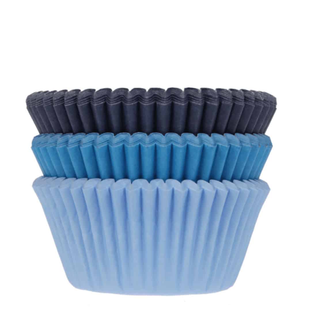 75 cajas teñidas de azul