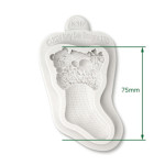 Molde de silicona para modelar calcetines navideños katysue
