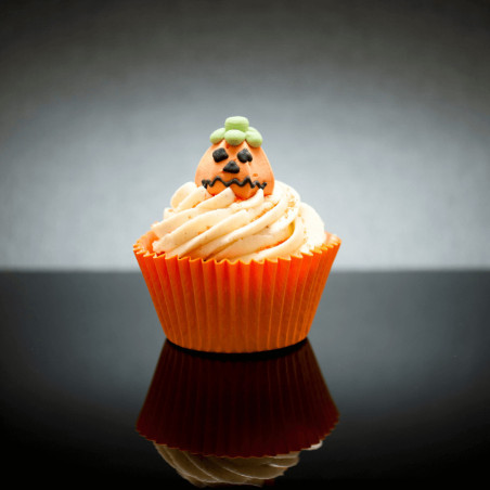 cupcake y caja de halloween