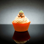 cupcake y caja de halloween