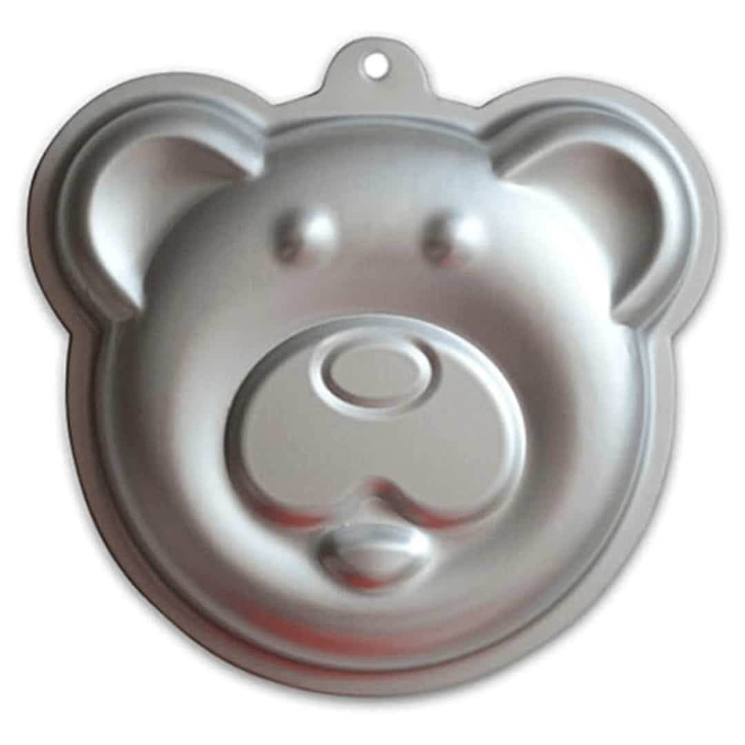 molde de aluminio con cabeza de oso