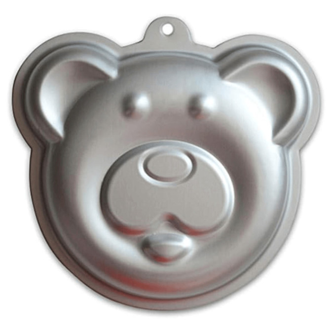molde de aluminio con cabeza de oso