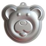 molde de aluminio con cabeza de oso