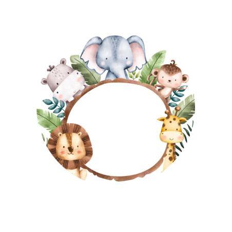 Foto comestible de Safari para personalizar