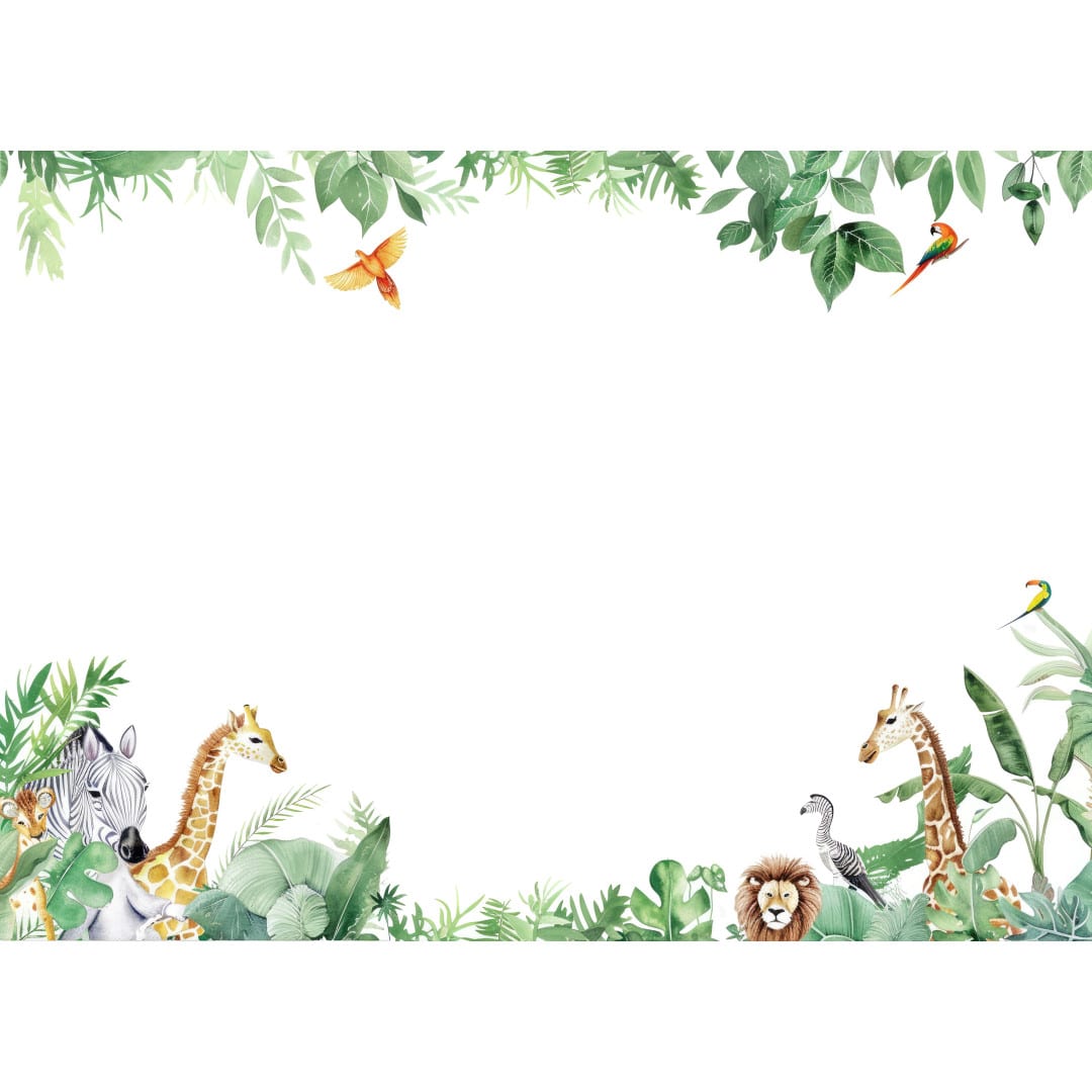 Foto comestible animales de la selva A4