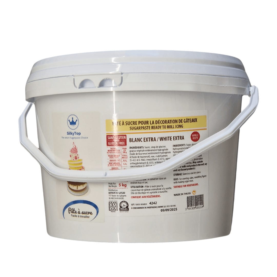 SilkyTop Azúcar en pasta blanco 5 kg / Mejor relación calidad-precio