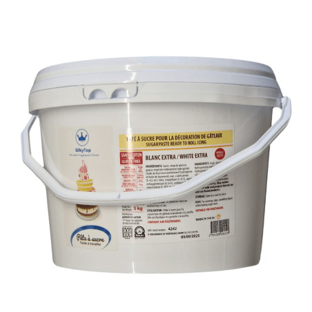 SilkyTop Azúcar en pasta blanco 5 kg / Mejor relación calidad-precio