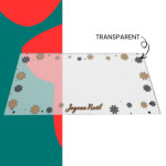 bandeja de registro de acrílico transparente