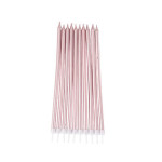 10 velas gigantes de oro rosa