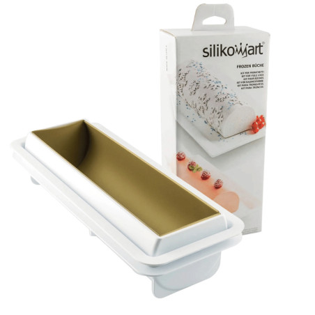 Kit de molde para troncos de copos de nieve Silikomart