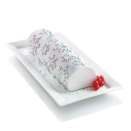 Kit de molde para troncos de copos de nieve Silikomart