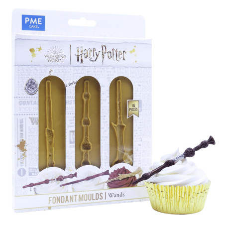 molde para modelar la varita de harry potter