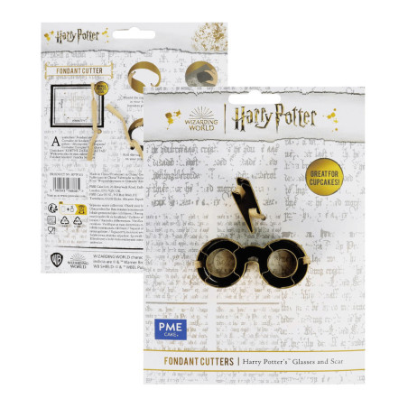 embalaje cortador de galletas harry potter gafas y cicatriz