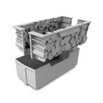 conjunto de silikomart de taladro de molde de troncos
