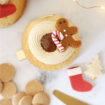decoración de pasta de almendras en cupcake