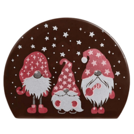 Final del tronco del gnomo navideño