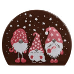 Final del tronco del gnomo navideño