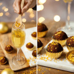 pasteles decorados con estrellas doradas comestibles Decora